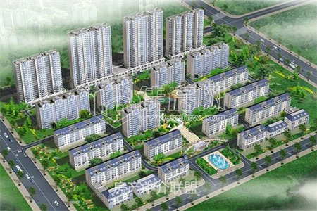 城西乾元公寓3室2厅1卫130m2精装修